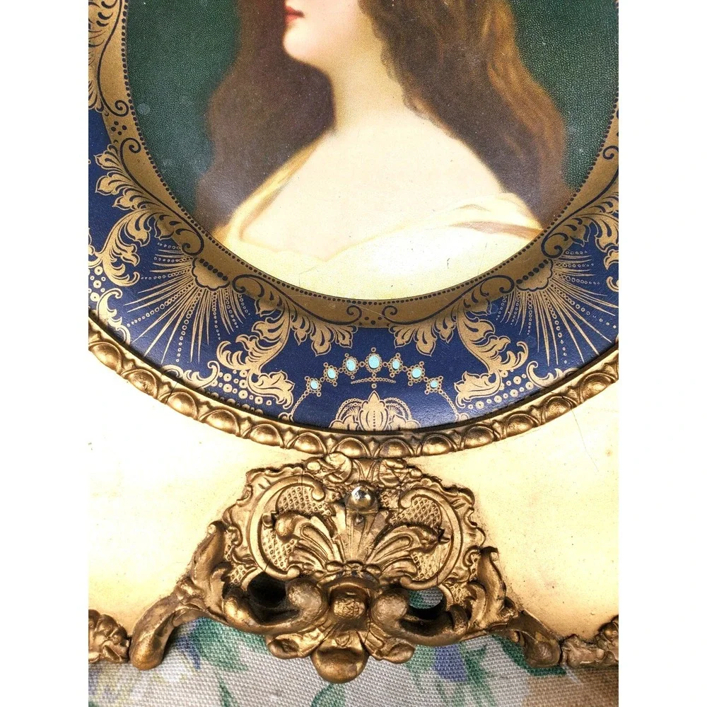 1905 Vienna Art Plate Beautifully Framed French France